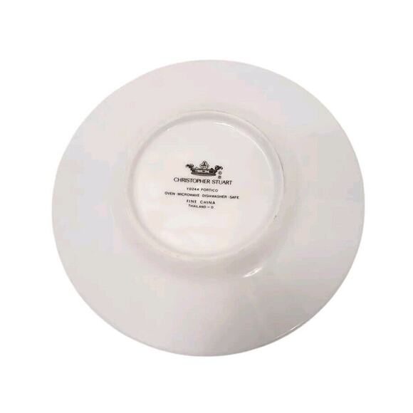 Christopher Stuart Portico 6" Saucer Plate Y0244 Replacement Honeysickle FLORAL - Picture 6 of 7